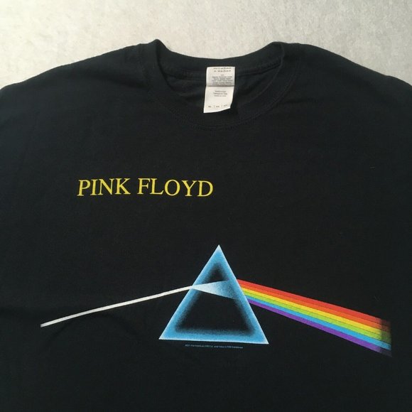 Pink Floyd Dark Side Of The Moon 2011 T-shirt Men Adult XXL Black Music - Picture 5 of 11